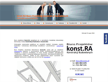 Tablet Screenshot of konstra.pl